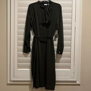 Eva mendes New York & Company olive green dress BNWT